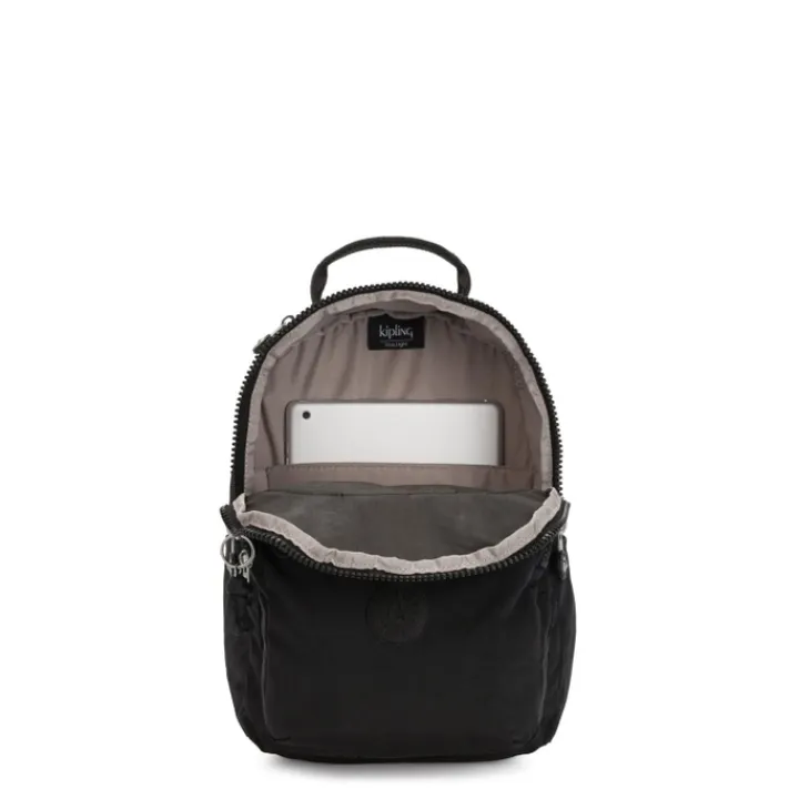 Kleine Rugzakken|Schoolrugzak>Kipling Seoul Rugzak S black noir