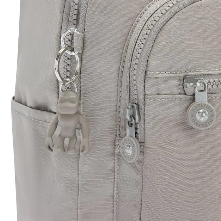 Kleine Rugzakken|Schoolrugzak>Kipling Seoul Rugzak S grey gris