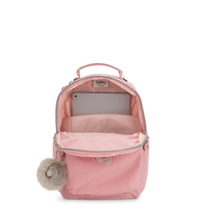 Kleine Rugzakken|Schoolrugzak>Kipling Seoul S bridal rose