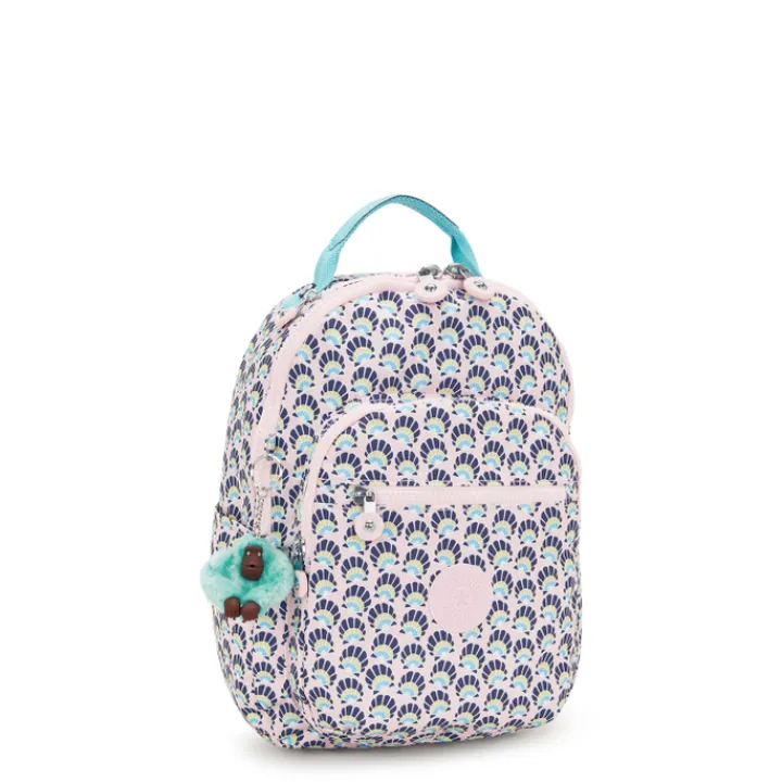 Kleine Rugzakken|Schoolrugzak>Kipling Seoul S geo shell