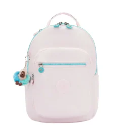 Kleine Rugzakken|Schoolrugzak>Kipling Seoul S pink met