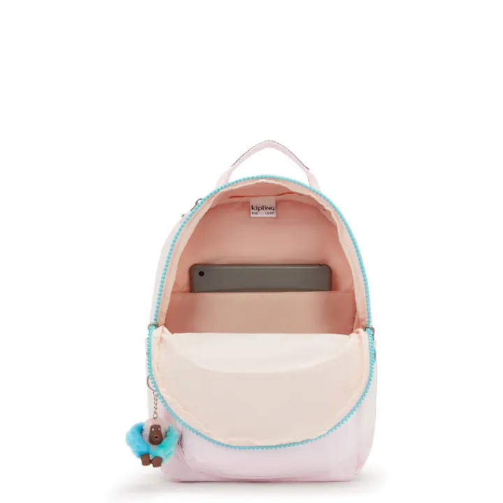 Kleine Rugzakken|Schoolrugzak>Kipling Seoul S pink met