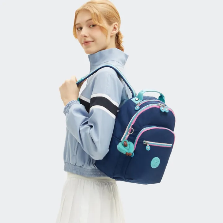 Kleine Rugzakken|Schoolrugzak>Kipling Seoul S resort navy