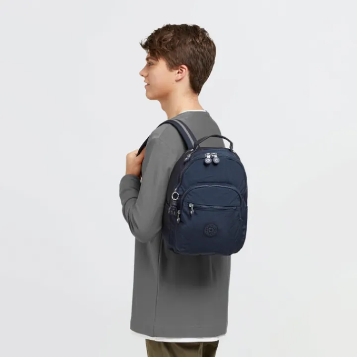 Kleine Rugzakken|Schoolrugzak>Kipling Seoul S Rugzak blue blue 2