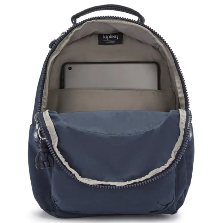 Kleine Rugzakken|Schoolrugzak>Kipling Seoul S Rugzak blue blue 2