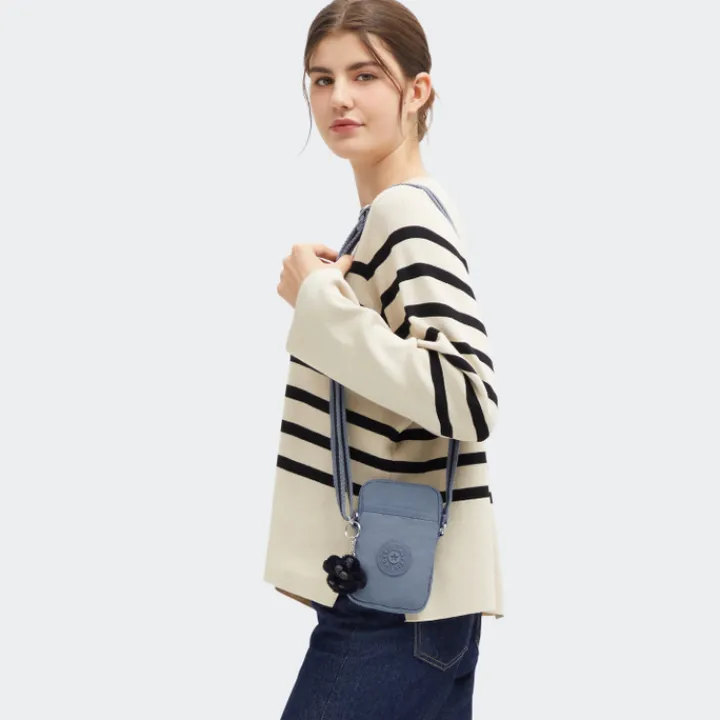 Schoudertassen|Crossbody>Kipling Tally blue stone