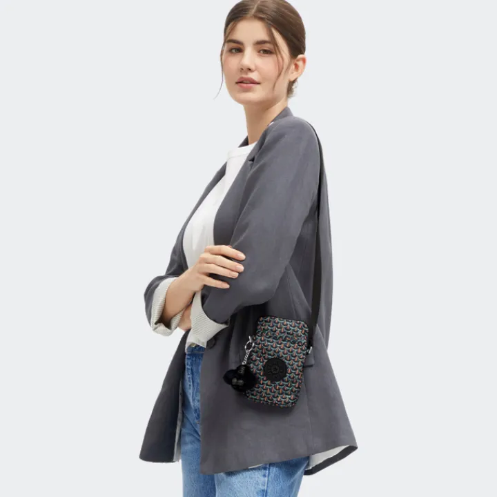 Schoudertassen|Crossbody>Kipling Tally prt ac geo feather