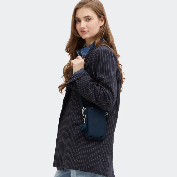 Telefoontasjes|Damestassen>Kipling Telmo b blue bleu 2