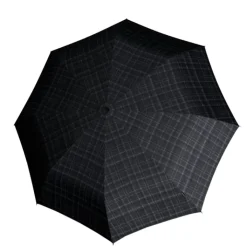 Paraplu'S>Knirps T-200 Medium Duomatic Paraplu checks black