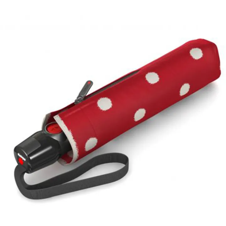 Paraplu'S>Knirps T-200 Medium Duomatic Paraplu dot art red