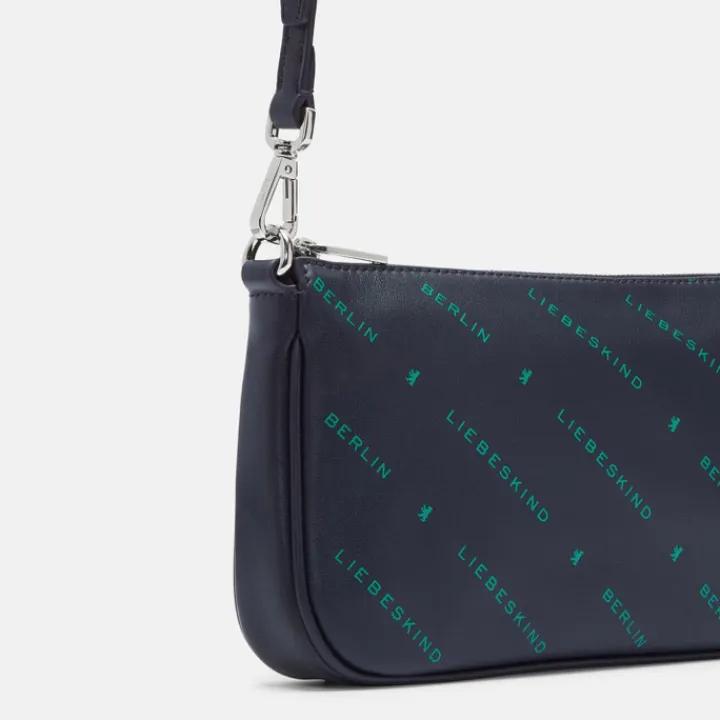 Schoudertassen|Crossbody>Liebeskind Monogram Crossbody S dress blues