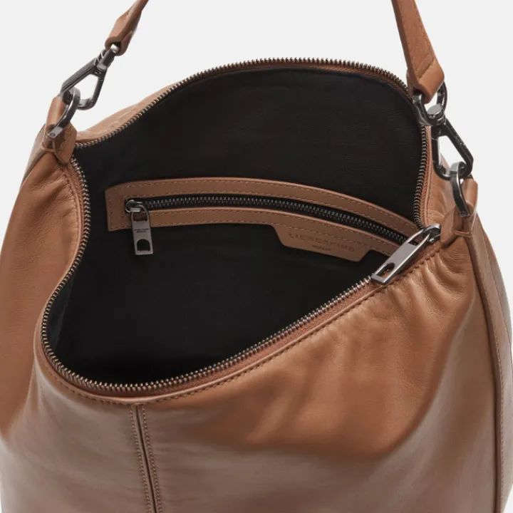 Schoudertassen|Fashion Tassen>Liebeskind Paris Hobo M sepia