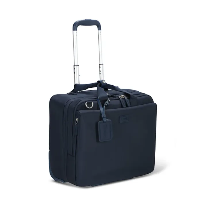 Handbagage Trolleys|Laptop Trolleys>Lipault 4BIZ Rolling Tote carbon blue