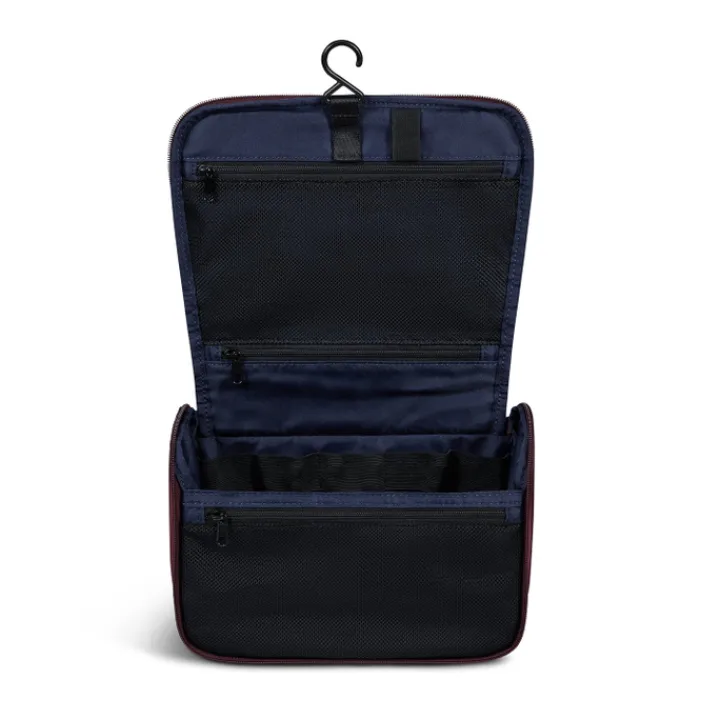 Toilettassen>Lipault Plume Accessoires Hanging Toiletry Bag bordeaux