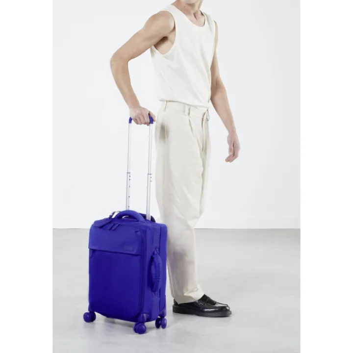 Klm Trolleys|Handbagage Trolleys>Lipault Plume Cabin Trolley magnetic blue