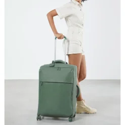 Zachte Koffers|Reiskoffers>Lipault Plume Long Trip dry sage