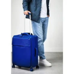 Reiskoffers|Zachte Koffers>Lipault Plume Medium Trip magnetic blue