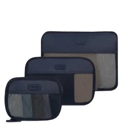 Inpaksystemen>Lipault Travel Accessoires Set of 3 Compression Packing Cubes navy