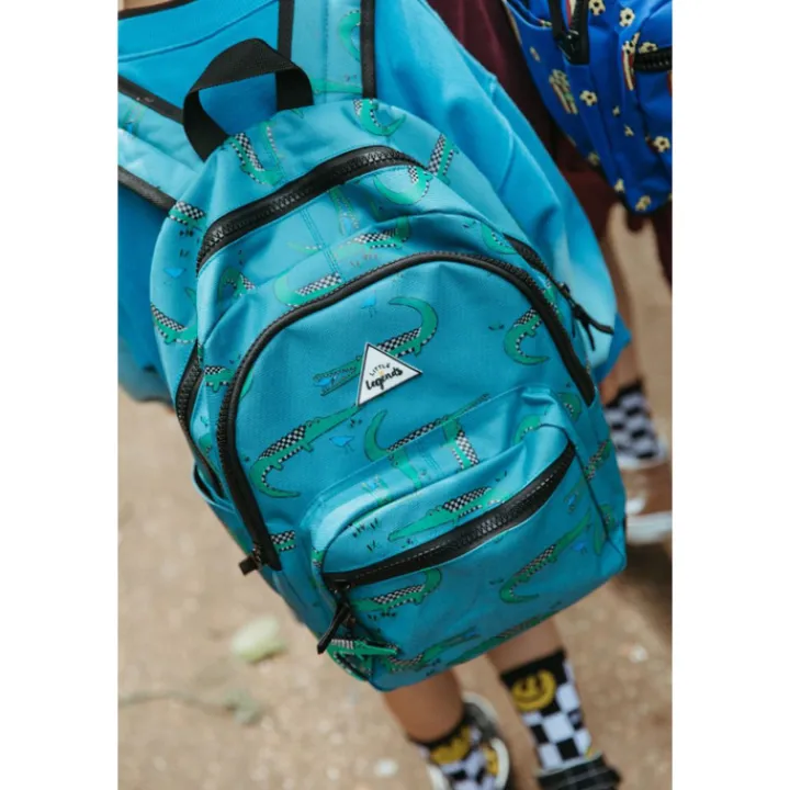 Kleine Rugzakken|Peuter Rugzakken>Little Legends Backpack L croco checkerboard