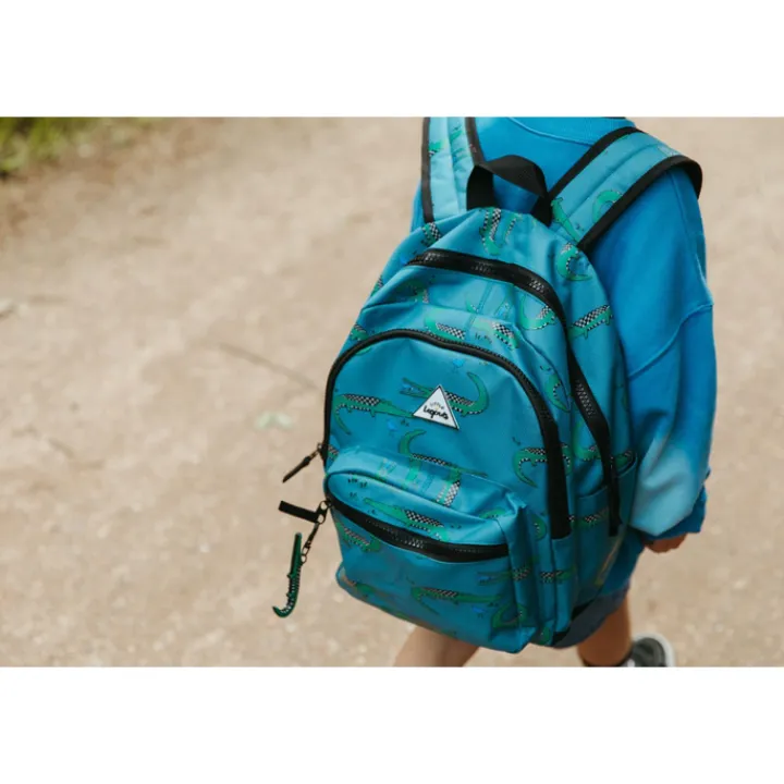 Kleine Rugzakken|Peuter Rugzakken>Little Legends Backpack L croco checkerboard