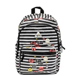 Peuter Rugzakken|Meisjesrugzakken>Little Legends BFF Backpack L zwart/wit/roze