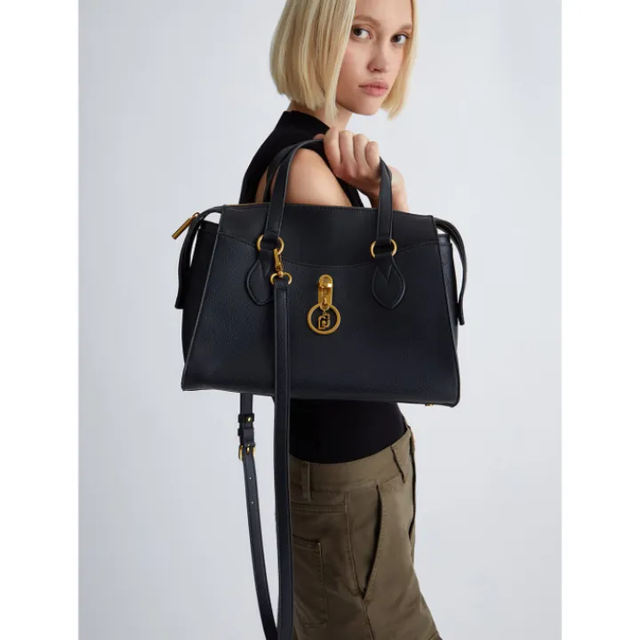 Schoudertassen|Handtassen>Liu Jo Anfisa Boston Bag nero