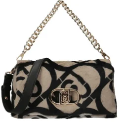 Schoudertassen|Crossbody>Liu Jo Lapuffy Crossover neutro/nero
