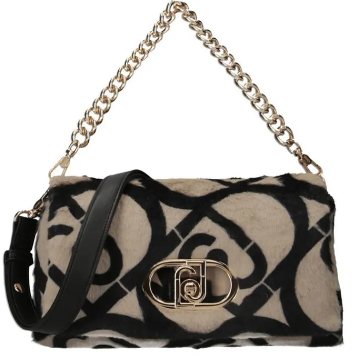 Schoudertassen|Crossbody>Liu Jo Lapuffy Crossover neutro/nero