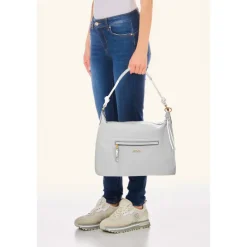 Schoudertassen|Handtassen>Liu Jo Sanura Hobo Bag white