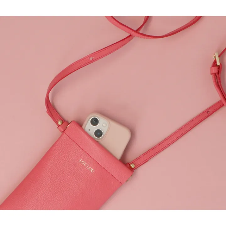 Telefoontasjes|Fashion Tassen>LouLou Essentiels Mia grapefruit