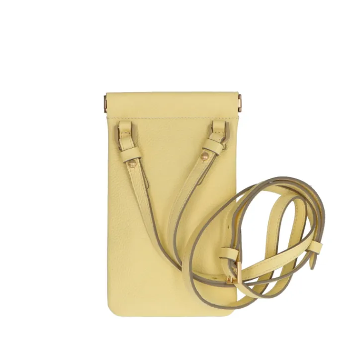 Telefoontasjes|Fashion Tassen>LouLou Essentiels Mia sorbet yellow