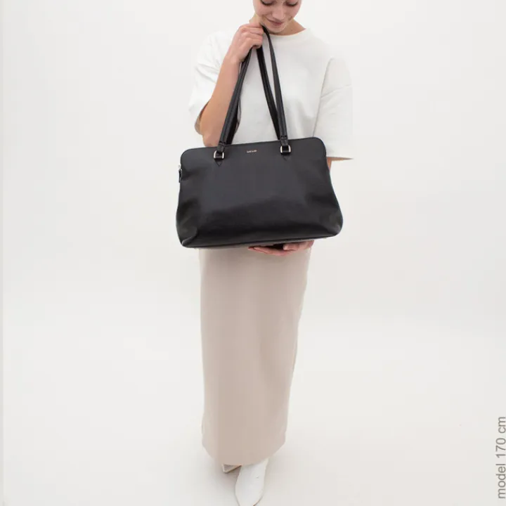 Fashion Tassen|15.6 Inch Laptoptassen>LouLou Essentiels Olivia black