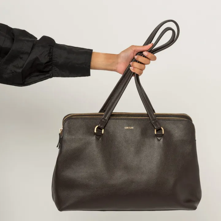 Fashion Tassen|15.6 Inch Laptoptassen>LouLou Essentiels Olivia chocolate torte