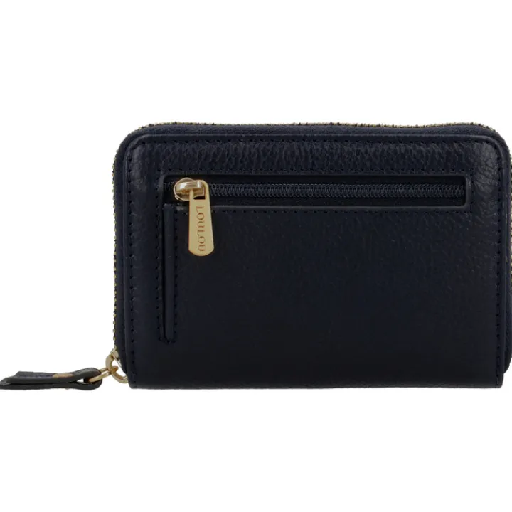 Rfid Portemonnees|Kleine Portemonnees>LouLou Essentiels Petite Emilie blue