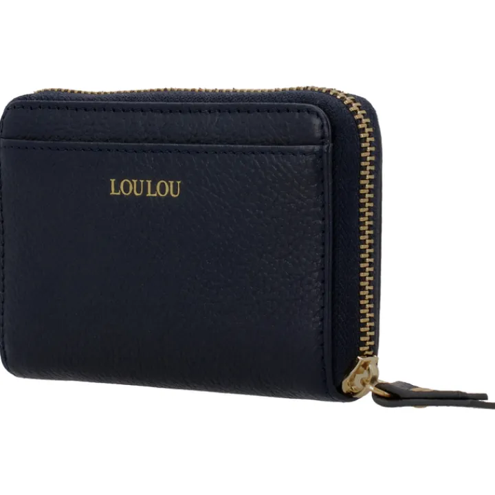 Rfid Portemonnees|Kleine Portemonnees>LouLou Essentiels Petite Emilie blue