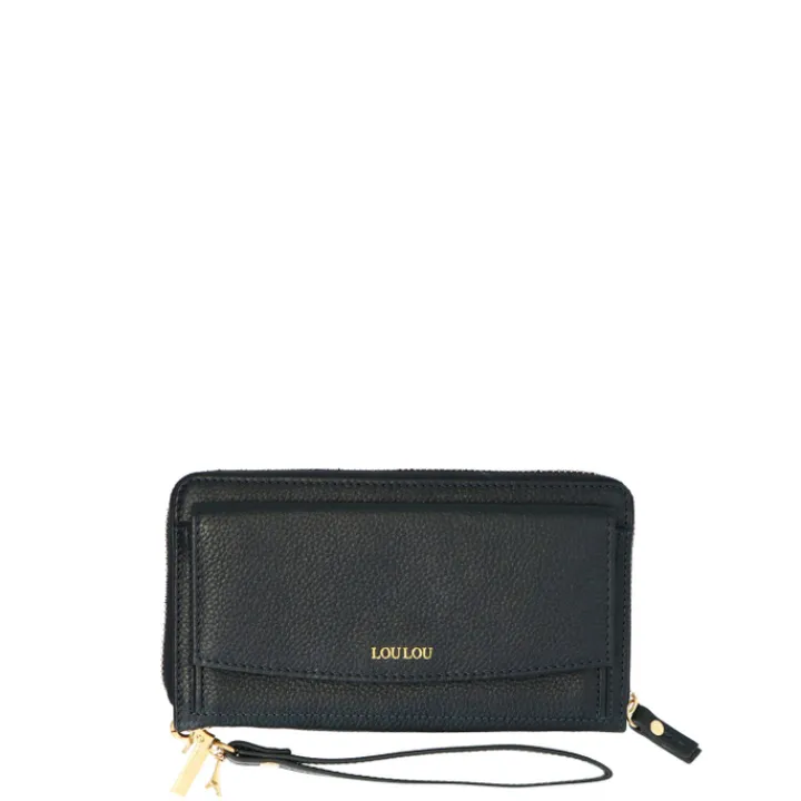 Rfid Portemonnees|Grote Portemonnees>LouLou Essentiels SLB blue