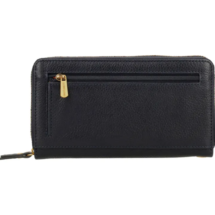 Rfid Portemonnees|Grote Portemonnees>LouLou Essentiels SLB blue