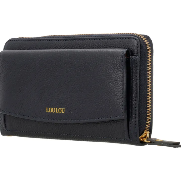 Rfid Portemonnees|Grote Portemonnees>LouLou Essentiels SLB blue