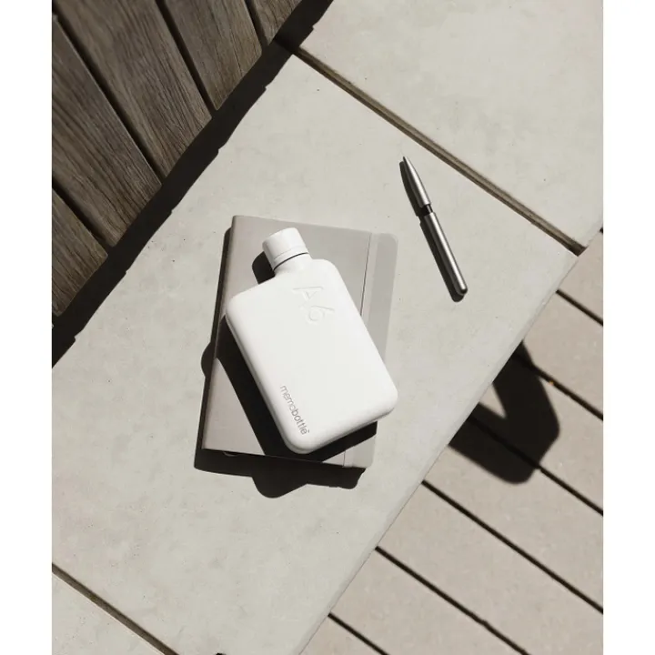 Thermosflessen>Memobottle A6 Bottle Stainless Steel 500ml white