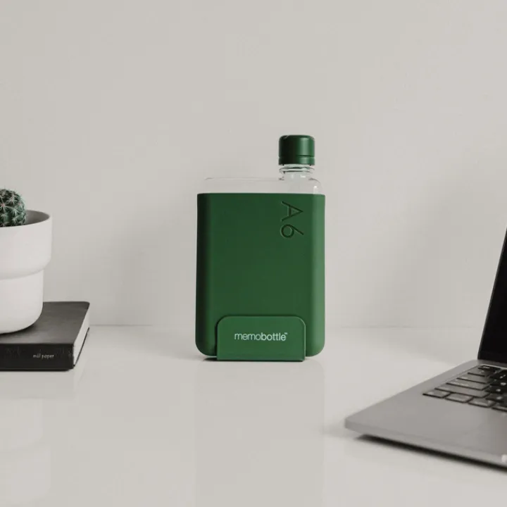 Waterflessen>Memobottle A6 OG Bundle moss green