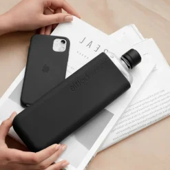 Waterflessen>Memobottle Slim Silicon Sleeve moss green