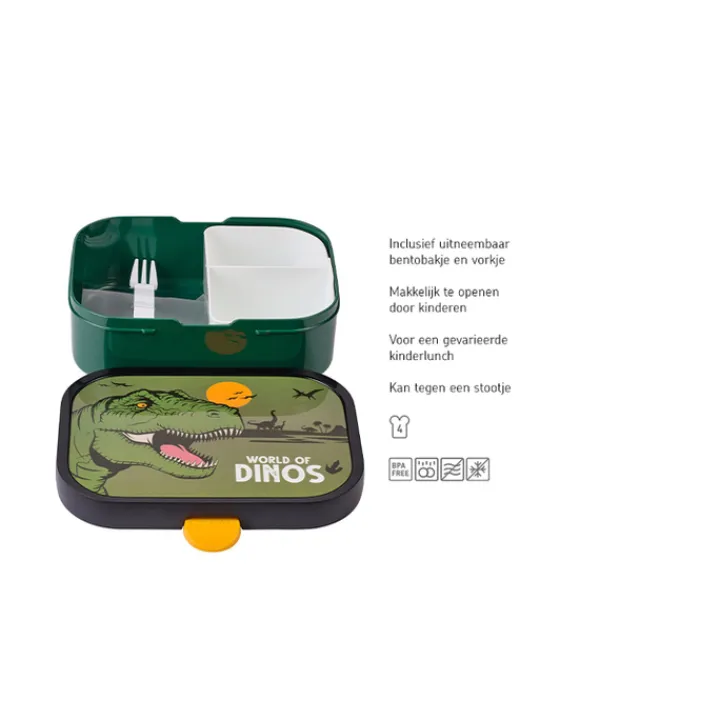 Waterflessen|Lunchboxen>Mepal Campus Lunch Set dino