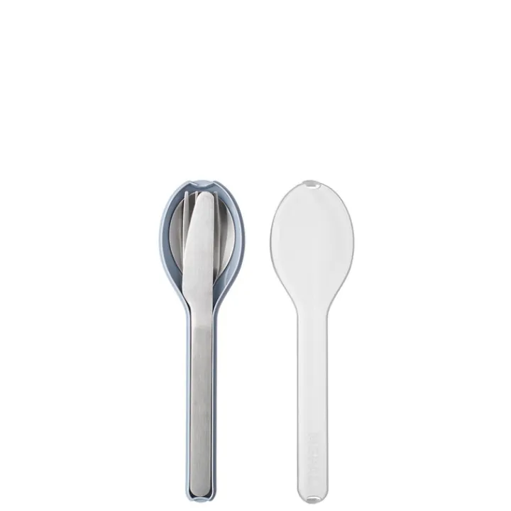 Lunchboxen>Mepal Ellipse Cutlery 3-Pieces nordic blue