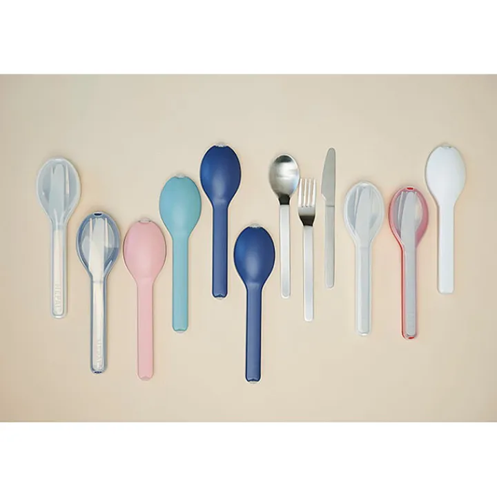 Lunchboxen>Mepal Ellipse Cutlery 3-Pieces nordic blue