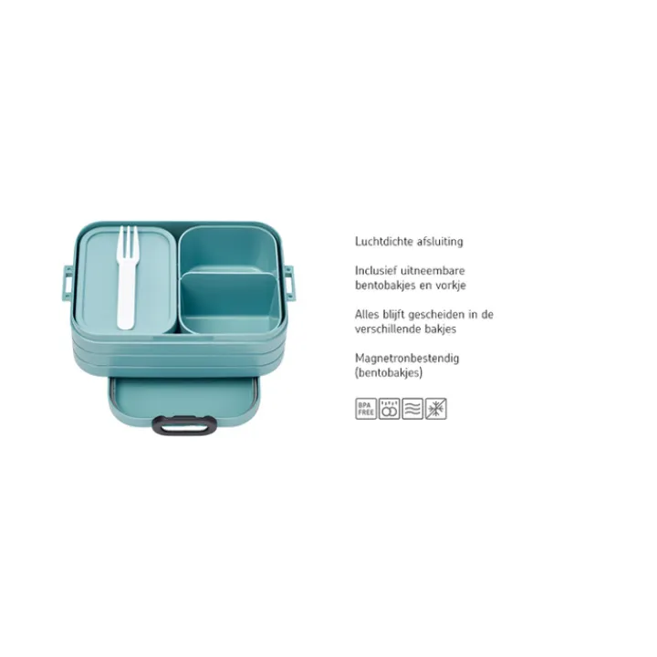 Lunchboxen>Mepal TAB Bento Lunch Box Medium nordic blue
