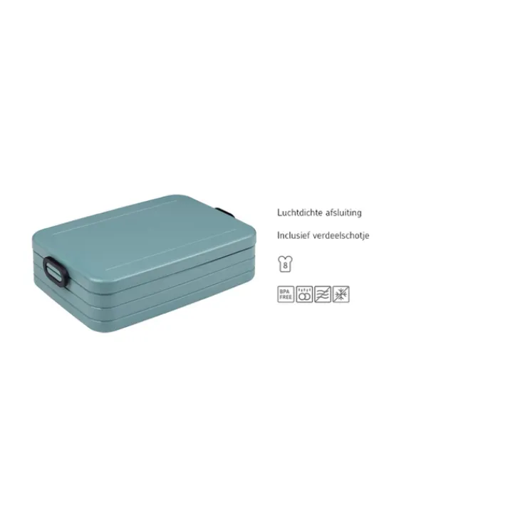 Lunchboxen>Mepal TAB Lunch Box Large nordic blue