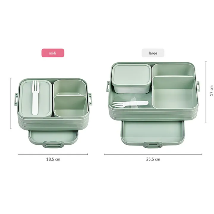 Lunchboxen>Mepal Take a Break Bento Lunchbox Midi vivid blue
