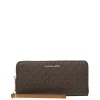 Grote Portemonnees|Dames Portemonnees>Michael Kors Jet Set Travel Continental brown