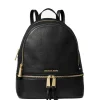 Mini Rugzakken|Kleine Rugzakken>Michael Kors Rhea Zip Medium Backpack black