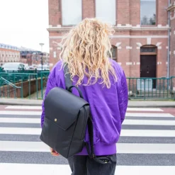 Kleine Rugzakken|Dames Rugzakken>MOSZ Billy Backpack 15" plain black